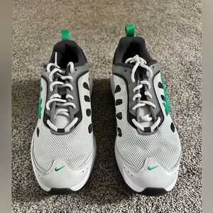 Nike Men's Air Max AP Sneakers - Size 12
Grey/Black/Green - Pre-Loved
